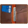 Personalized Handcrafted Custom Wallet, Bifold Card and Cash Wallet, Minimalist Leather Wallet, Leather Cardholder, Handmade Wallet, Mens Leather Wallet, Gift for Him (Brown)(Brown)