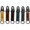 Personalized Leather Keychain, Custom Engraved, Brown, Men’s Gift, Coordinates, Anniversary, Wedding