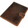 Personalized Vintage Distressed Leather Ipad Case Organizer For Ipad Pro 11/12.9 Ipad 10.2 Ipad Mini 5 4 3 2 Ipad Air 4 3 10.5 9.7, Leather Magnetic Ipad Case, Customized Gift