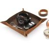 Valet Tray-Personalized Catchall-Personalized Valet Tray-Leather Desk Caddy-Handcrafted Leather Valet Tray-Gifts For Men