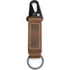 handmade leather keychain,leather Vintage durability keychain, Gift For Birthday(Brown)