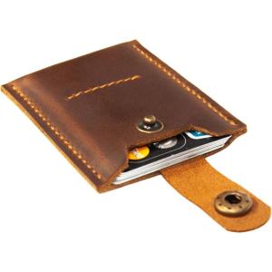 Christmas Gift, Personalized Custom Card Holder, Minimalist Front Pocket wallet, Pop up Wallet, Slim Leather Card Holder, Father’s Day gift Anniversary
