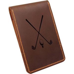 Leather Golf Scorecard & Yardage Book Holder, Personalized Golf Gift, Yardage Book Holder, Gifts for Dad, Gifts for Golfers (Pattern #6)(Pattern # 2)