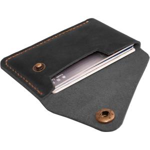 Leather Personalized Card Holder, Minimalist Business Card Holder, Slim Design Card Case, Handmade Card Wallet for Men, Credit Card Holder