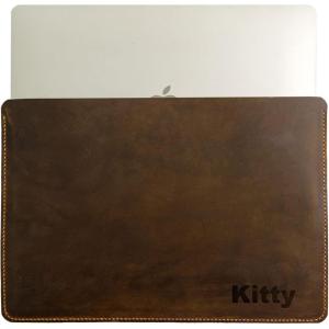 Personalized Genuine Leather MacBook Pro case 13 14 15 16 in. Apple Air M1/M2 Laptop Sleeve. Leather Laptop Cover. Custom Office Accessories Gift