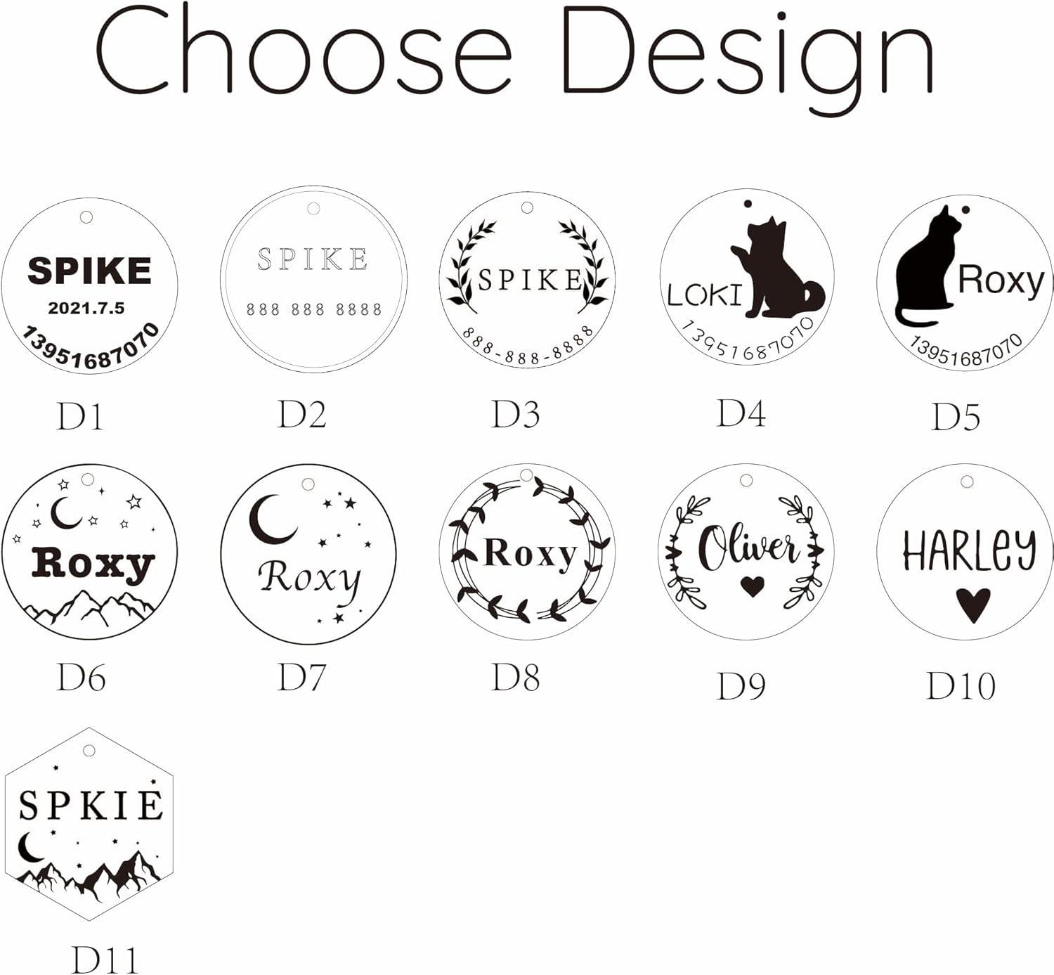 image:imageLeather Dog Tag The Id Of The Dog Tag Personalized Dog Tag The Identification Tag Leather Tag Collar The Pet Name Tag Engraved Dog TagLeather Cat Tag