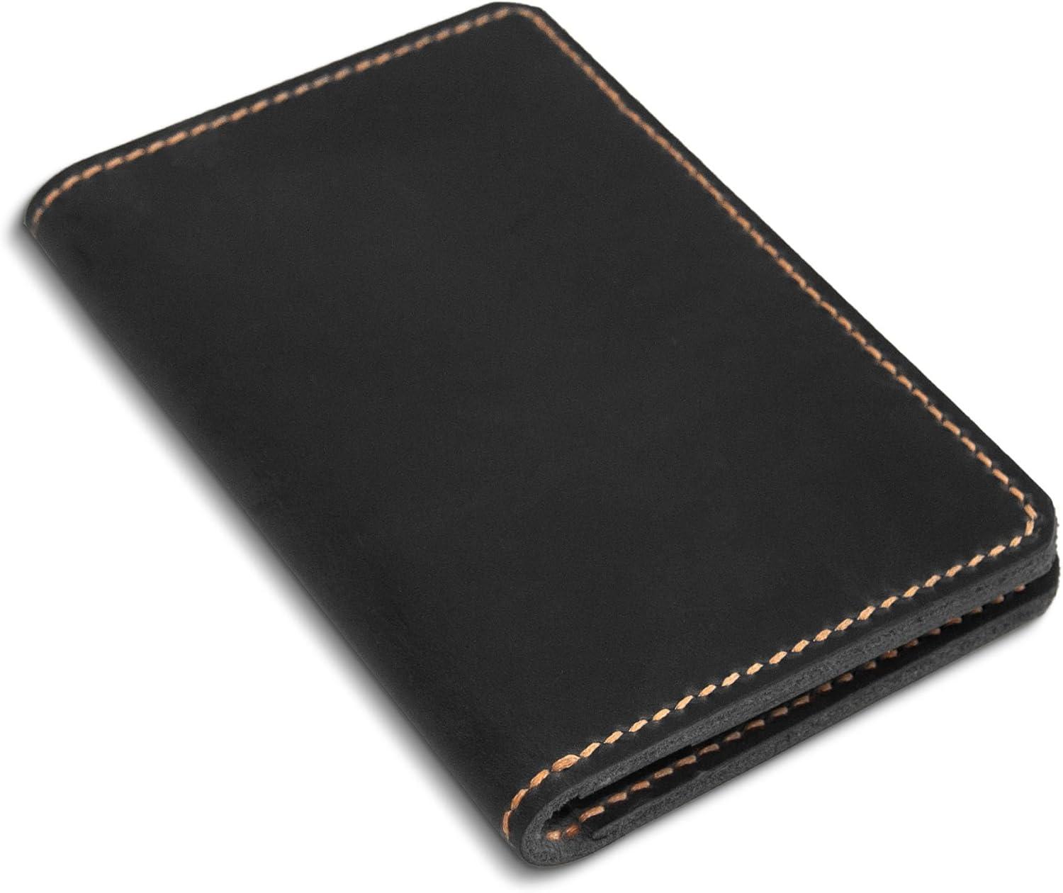 image:imageLeather Journal Cover for Moleskine Cahier Notebook Pocket size 35 x 55 Refillable Pocket Cover RedBlack