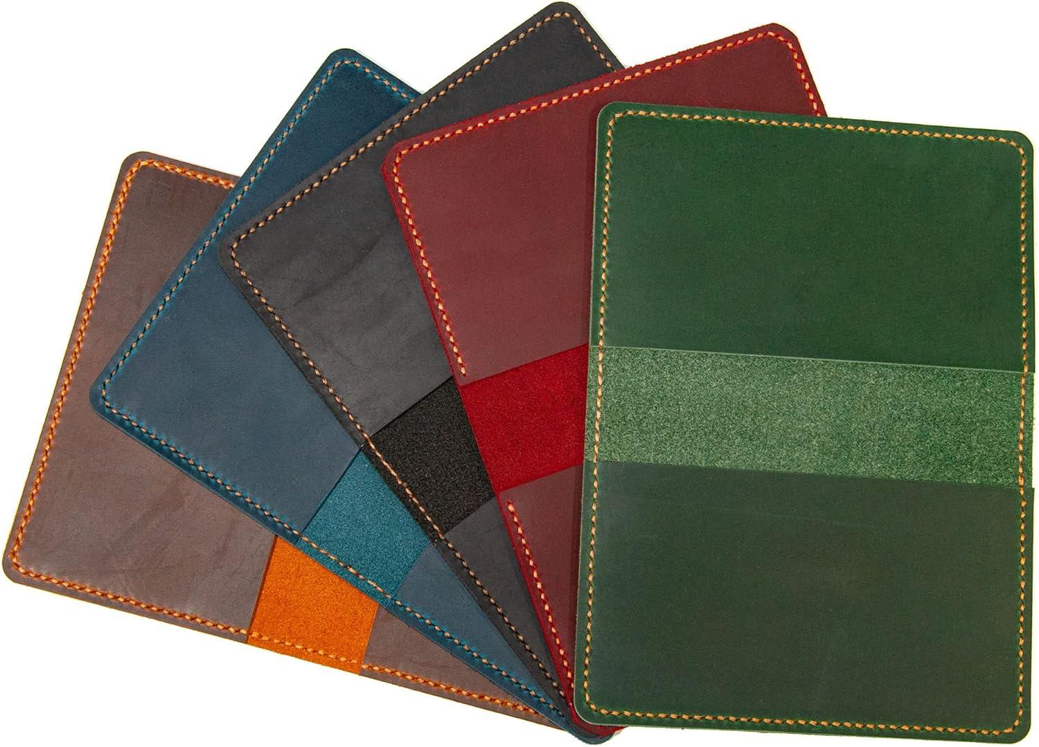 image:imageLeather Journal Cover for Moleskine Cahier Notebook Pocket size 35 x 55 Refillable Pocket Cover RedRed
