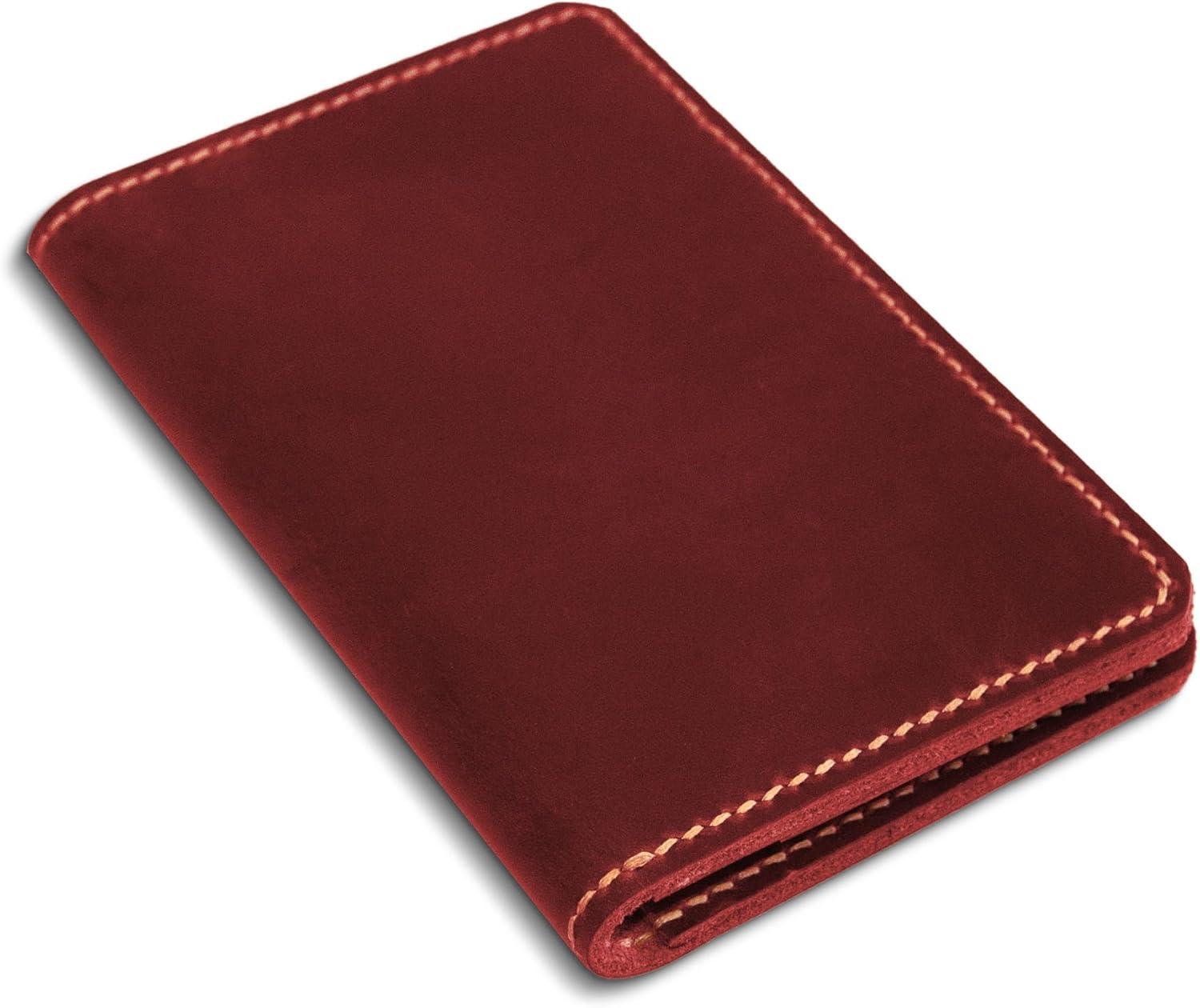 image:imageLeather Journal Cover for Moleskine Cahier Notebook Pocket size 35 x 55 Refillable Pocket Cover RedRed