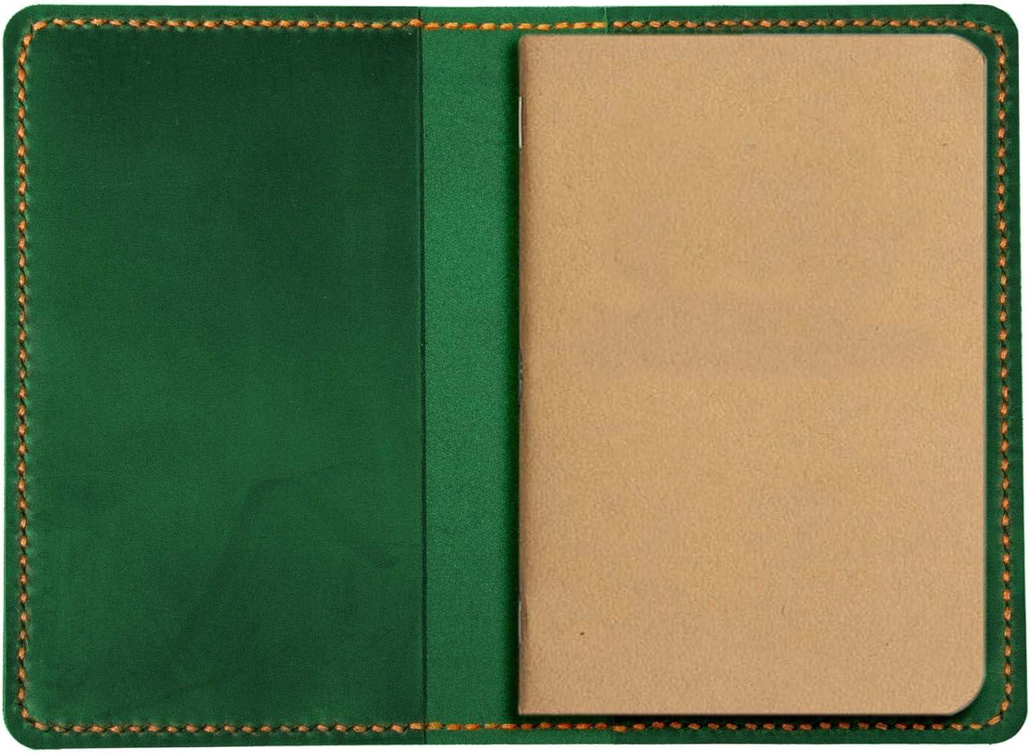 image:imageLeather Journal Cover for Moleskine Cahier Notebook Pocket size 35 x 55 Refillable Pocket Cover RedRed