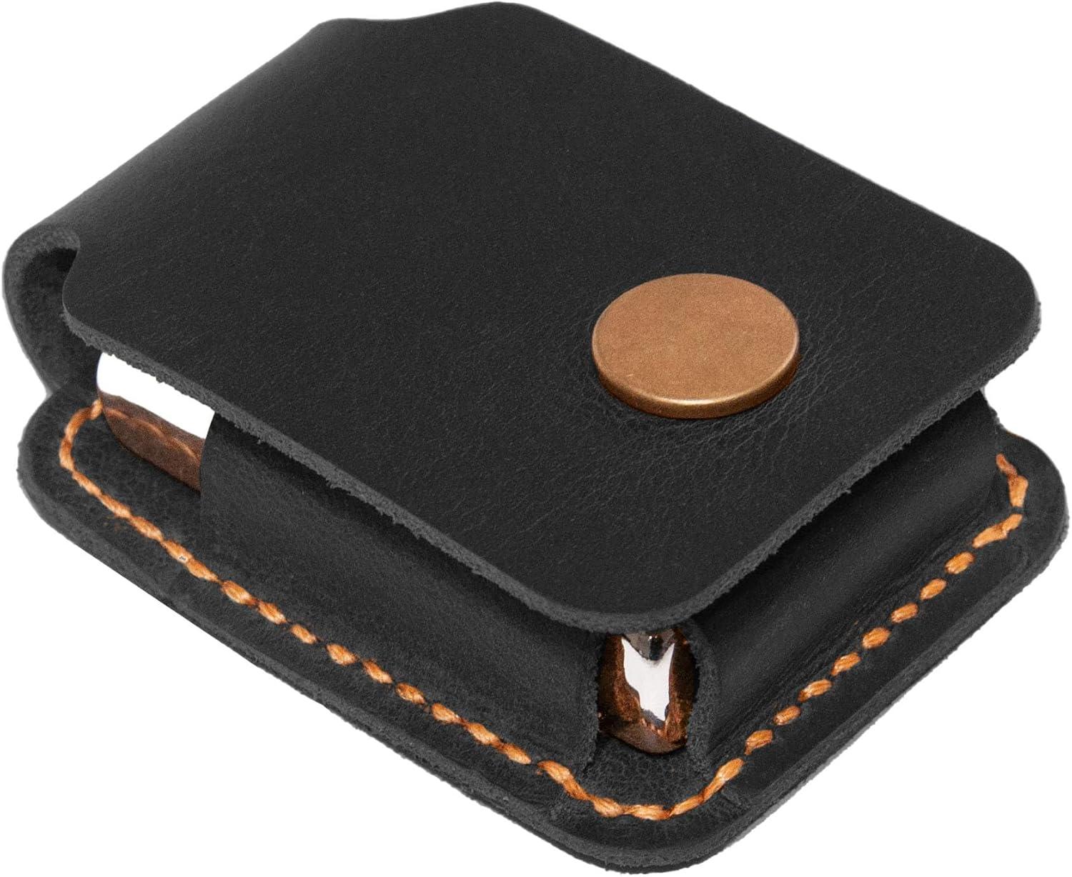 image:imagePersonalized Leather Lighter Case Handmade Leather Lighter Case for Men for Leather Zippo Cover Engraved Leather Lighter Holder Belt Case Birthday Gift for Him or Her