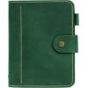 Leather A5 binder planner, Refillable leather journal, Leather notebook, A5 ring binder, Custom gift for him, Leadership Gifts, Corporate Gifts for Clients (Brown)(Green)