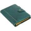 Leather A5 binder planner, Refillable leather journal, Leather notebook, A5 ring binder, Custom gift for him, Leadership Gifts, Corporate Gifts for Clients (Brown)(Green)