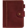 Leather A5 binder planner, Refillable leather journal, Leather notebook, A5 ring binder, Custom gift for him, Leadership Gifts, Corporate Gifts for Clients (Brown)(Red)