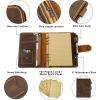 Leather A5 binder planner, Refillable leather journal, Leather notebook, A5 ring binder, Custom gift for him, Leadership Gifts, Corporate Gifts for Clients (Brown)(Brown)
