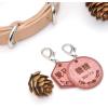 Leather Dog Tag. The Id Of The Dog Tag. Personalized Dog Tag. The Identification Tag. Leather Tag Collar. The Pet Name Tag. Engraved Dog Tag.Leather Cat Tag.