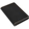 Leather Journal Cover for Moleskine Cahier Notebook Pocket size 3.5″ x 5.5″ Refillable Pocket Cover (Red)(Black)