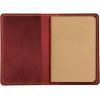 Leather Journal Cover for Moleskine Cahier Notebook Pocket size 3.5″ x 5.5″ Refillable Pocket Cover (Red)(Brown)
