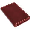 Leather Journal Cover for Moleskine Cahier Notebook Pocket size 3.5″ x 5.5″ Refillable Pocket Cover (Red)(Red)