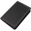 Leather for Men & Women Front Pocket Card Holder | Minimalist Wallet | Front Pocket Wallet | Leather Card Sleeve | Minimalist Handmade Card Holder (Brown)(Black（Style 2）)