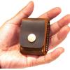 Personalized Leather Lighter Case, Handmade Leather Lighter Case for Men, Engraved Leather Lighter Holder Belt Case, Father’s Day, Birthday Gift