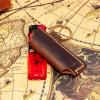 Personalized Lighter Pouch made to fit BIC, Lighter Sleeve, Leather lighter case for BIC, Lighter cover that fits on BIC, Leather lighter, Mens Stylish Leather Items, Camping Gear