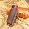 Personalized Lighter Pouch made to fit BIC, Lighter Sleeve, Leather lighter case for BIC, Lighter cover that fits on BIC, Leather lighter, Mens Stylish Leather Items, Camping Gear