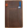 Refillable Journal cover for Classic moleskine Large size/XL Large volant cahier journal portfolio, 5″ x 8.25″ Notebook Cover (Brown)(Brown)