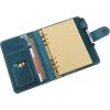 Leather A5 binder planner, Refillable leather journal, Leather notebook, A5 ring binder, Custom gift for him, Leadership Gifts, Corporate Gifts for Clients (Brown)(Blue)