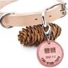 Leather Dog Tag. The Id Of The Dog Tag. Personalized Dog Tag. The Identification Tag. Leather Tag Collar. The Pet Name Tag. Engraved Dog Tag.Leather Cat Tag.