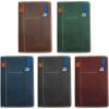 Genuine Leather Notebook Notepad Cover for TOPS The Legal Pad Writing Pads Docket 5″ x 8″ Cover, retro real leather portfolio folder cover organizer (Brown)(Dark Green)
