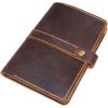 Personalized Leather Cover for Tops Steno Pad 6″x9″, Handmade Leather Top Bound Spiral Notebook Cover, Folio Cover Compatible with 6″x8.8″ Top Bound Notepad