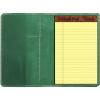Genuine Leather Notebook Notepad Cover for TOPS The Legal Pad Writing Pads Docket 5″ x 8″ Cover, retro real leather portfolio folder cover organizer (Brown)(Dark Green)