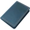 Leather for Men & Women Front Pocket Card Holder | Minimalist Wallet | Front Pocket Wallet | Leather Card Sleeve | Minimalist Handmade Card Holder (Dark Green)(Blue)