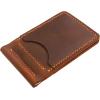Personalized Leather Bi-Fold Wallet, Genuine Leather Handmade Wallets Money Clip, Wallets for Men, Billfold Wallet, Slim Wallet, Christmas Gifts