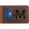 Personalized Leather Bi-Fold Wallet, Genuine Leather Handmade Wallets Money Clip, Wallets for Men, Billfold Wallet, Slim Wallet, Christmas Gifts